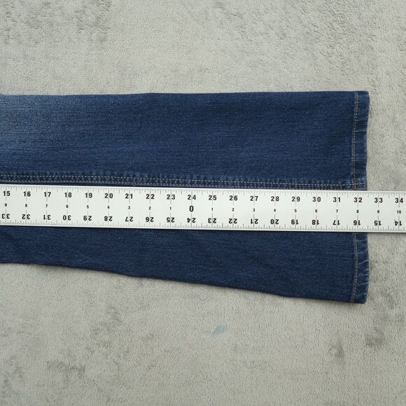 LEI Jeans Women's Fits 34x32.5 (No Tag) Mid-Rise Sophia Hipster Flare Stretch - Picture 5 of 16